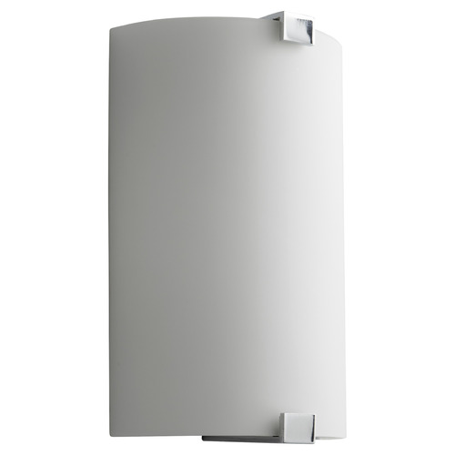 Oxygen Siren 12.5-Inch LED Glass Wall Sconce in Chrome by Oxygen Lighting 3-563-114