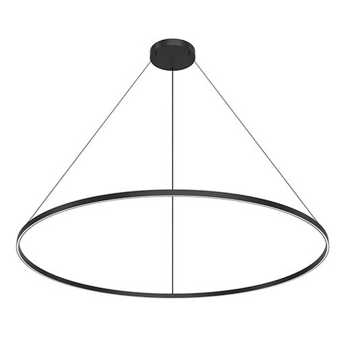 Cerchio Black LED Pendant by Kuzco Lighting