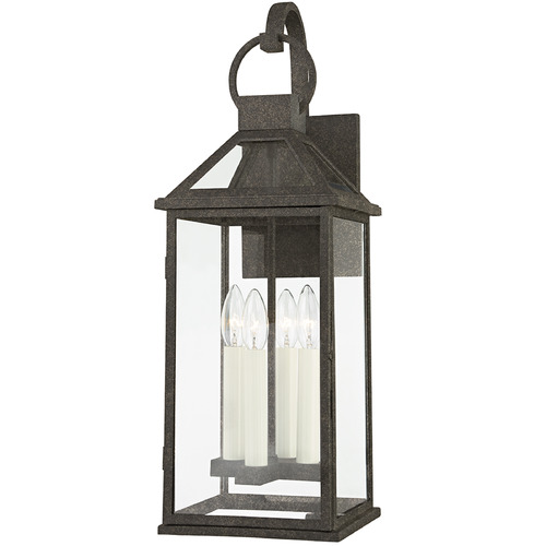 Troy Lighting Troy Lighting Becki Owens Sanders French Iron Outdoor Wall Light B2743-FRN