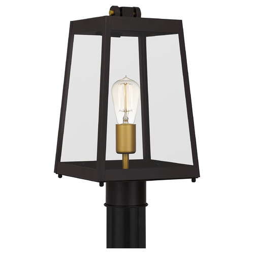 Amberly Grove Post Light in Western Bronze by Quoizel Lighting
