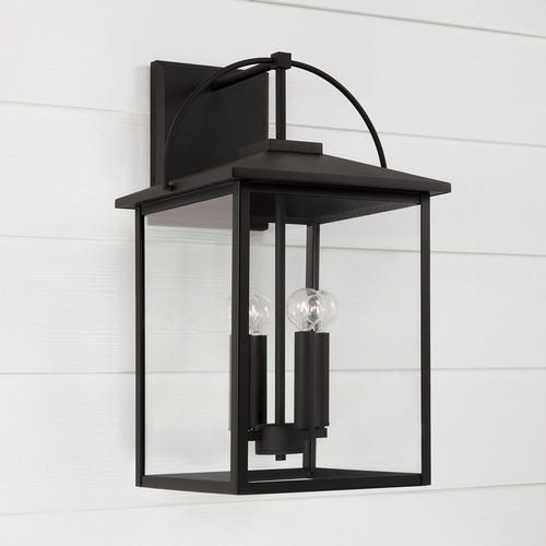 Bryson 23-Inch Outdoor Wall Lantern in Black by Capital Lighting