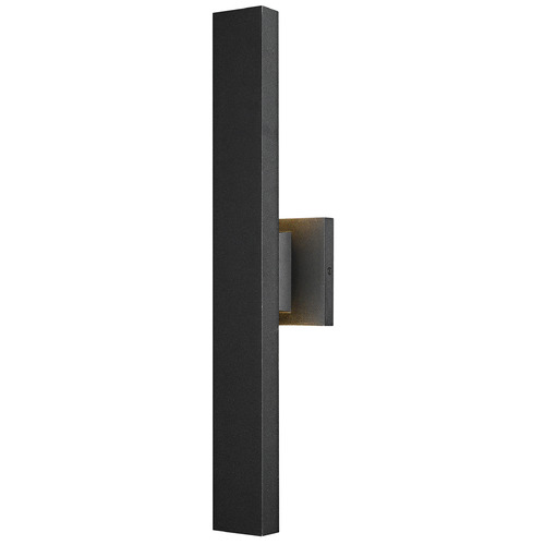 Z-Lite Edge Black LED Outdoor Wall Light by Z-Lite 576S-2-BK-LED