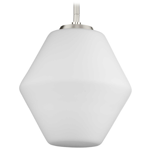 Progress Lighting Safford 1-Light Brushed Nickel Mini Pendant
