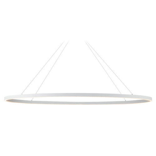 Kuzco Lighting Ovale Matte White LED Pendant Light