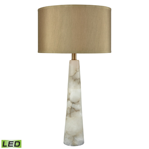Elk Lighting Elk Lighting Champagne Float Natural LED Table Lamp with Drum Shade D3475-LED