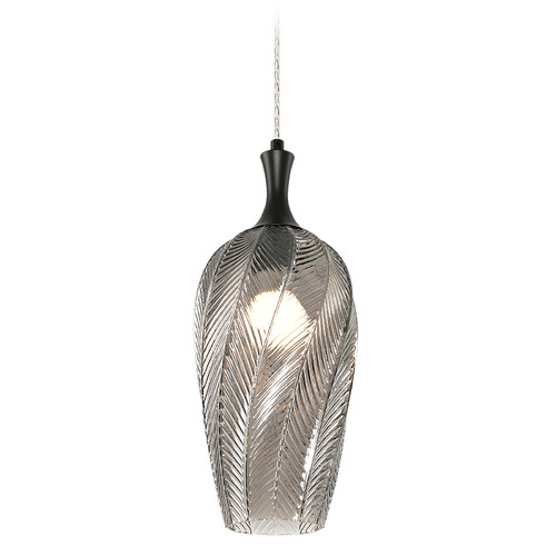Matteo Lighting Matteo Lighting Eesha Matte Black Mini-Pendant Light with Bowl / Dome Shade C30901MBSM