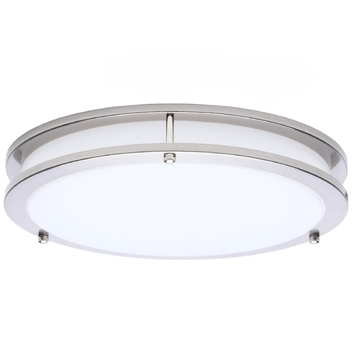 Nuvo Lighting Glamour Brushed Nickel LED Flushmount Light