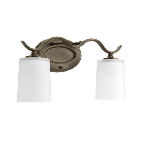Inspire Bathroom Light in Antique Bronze by Progress Lighting