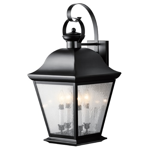 Mount Vernon 27.75-Inch Outdoor Wall Light in Black by Kichler Lighting