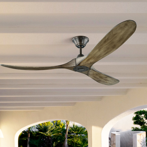 Maverick 60-Inch Fan in Aged Pewter by Visual Comfort & Co Fan Collection