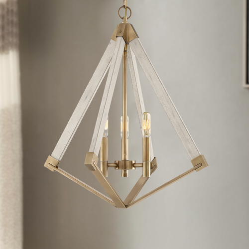 View Point Pendant in Weathered Brass by Quoizel Lighting