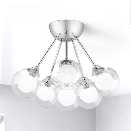 Quoizel Lighting Spellbound Polished Chrome Semi-Flush by Quoizel Lighting PCSB1716C