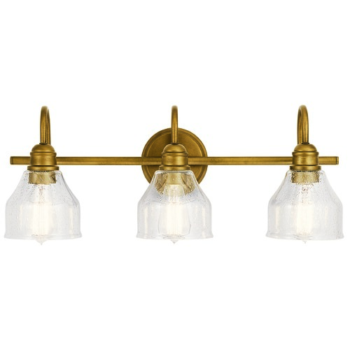 Avery 24-Inch Natural Brass Vanity Light by Kichler Lighting