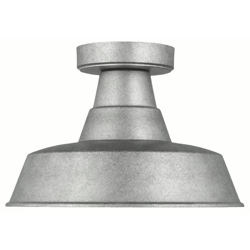 Visual Comfort Studio Collection Sean Lavin Barn Light Weathered Pewter Semi-Flush Mount