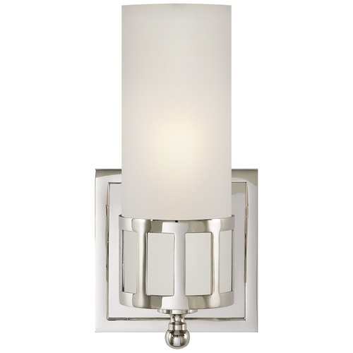 Visual Comfort Signature Collection Studio VC Openwork Single Sconce in Polished Nickel by Visual Comfort Signature SS2011PNFG