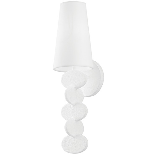 Troy Lighting Ellios Gesso White Sconce