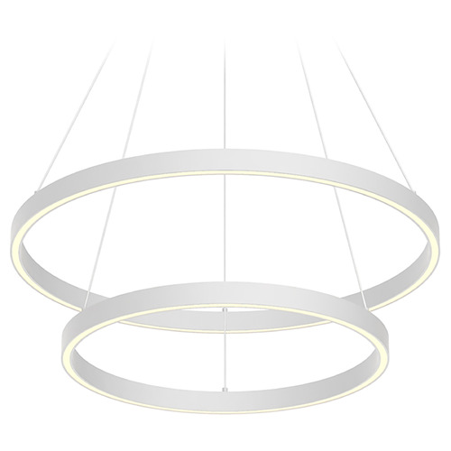 Kuzco Lighting Cerchio White LED Pendant by Kuzco Lighting CH87824-WH