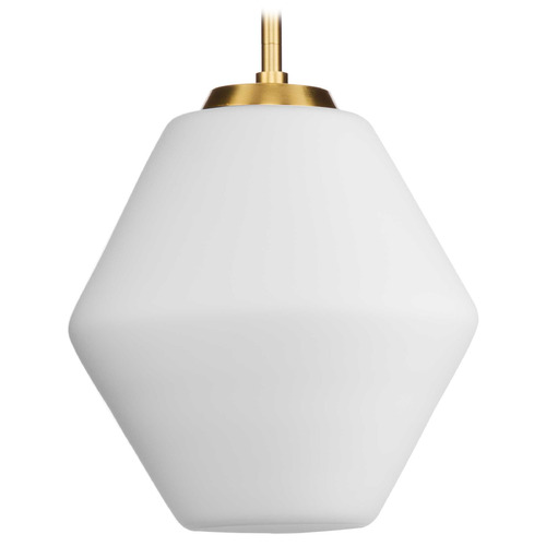 1-Light Pendant from the Copeland Collection in Brushed Gold Finish
