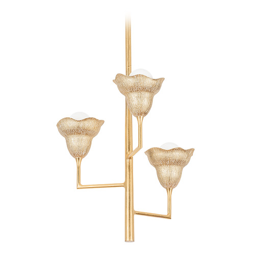 Hudson Valley Lighting Alora Vintage Gold Leaf/gilded Ivory Mini-Chandelier