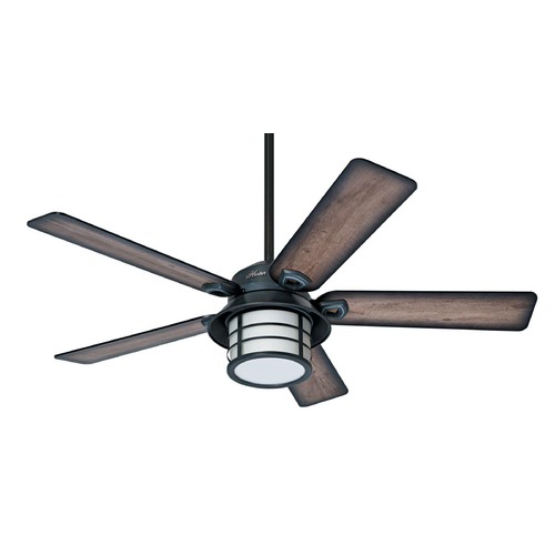 Key Biscayne Weathered Zinc Ceiling Fan by Hunter Fan Company