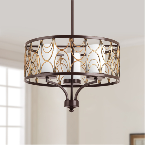 Cirrine Antique Bronze Pendant by Progress Lighting