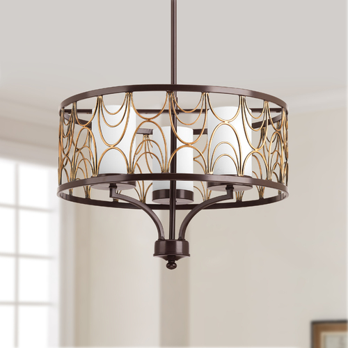 Progress Lighting Cirrine Antique Bronze Pendant by Progress Lighting P4699-20