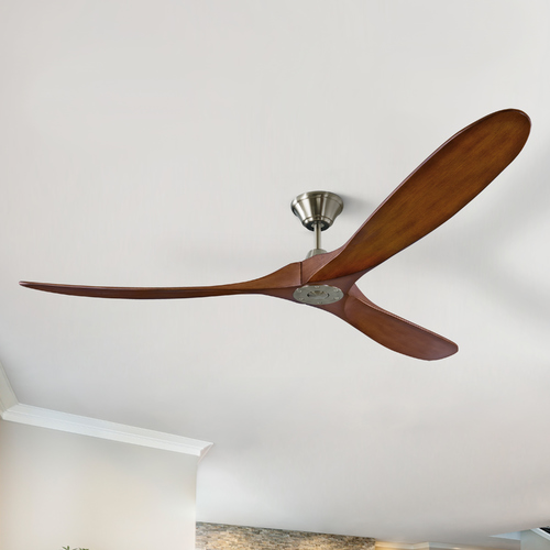 Monte Carlo Maverick Max Brushed Steel, Monte Carlo Ceiling Fans Without Lights
