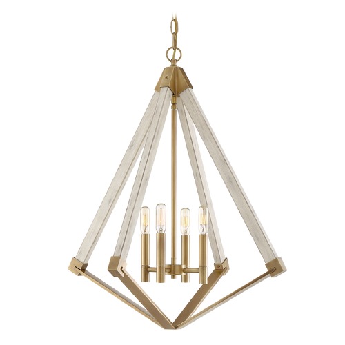 Quoizel Lighting View Point Pendant in Weathered Brass by Quoizel Lighting VP5204WS