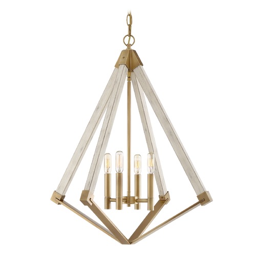 View Point Pendant in Weathered Brass by Quoizel Lighting