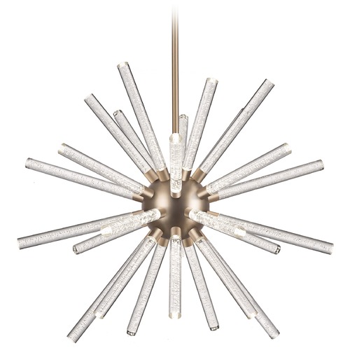 Mid-Century Modern Aged Brass LED Chandelier 3000K 4080LM by Kuzco Lighting