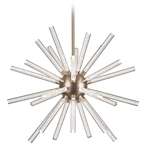 Kuzco Lighting Mid-Century Modern Aged Brass LED Chandelier 3000K 4080LM by Kuzco Lighting CH71840-AB