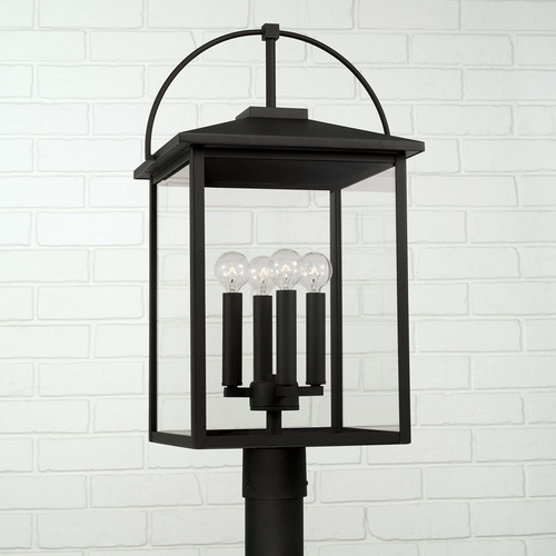 Capital Lighting Bryson 24.75-Inch Outdoor Post Light in Black by Capital Lighting 948043BK