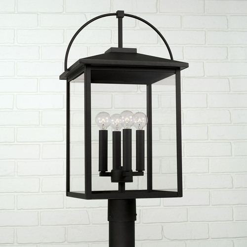 Bryson 24.75-Inch Outdoor Post Light in Black by Capital Lighting