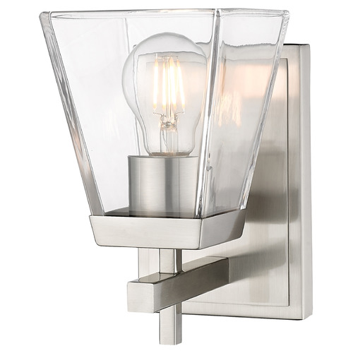 Lauren Brushed Nickel Sconce by Z-Lite