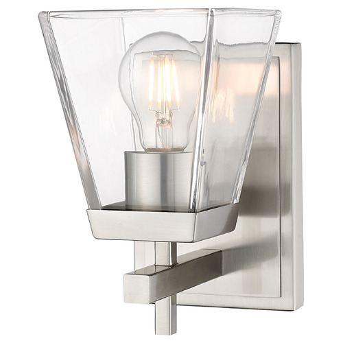 Z-Lite Lauren Brushed Nickel Sconce by Z-Lite 819-1S-BN