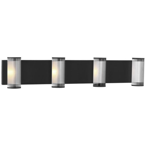 Visual Comfort Modern Collection Visual Comfort Modern Collection Esfera Nightshade Black LED Bathroom Light KWWS10227CB