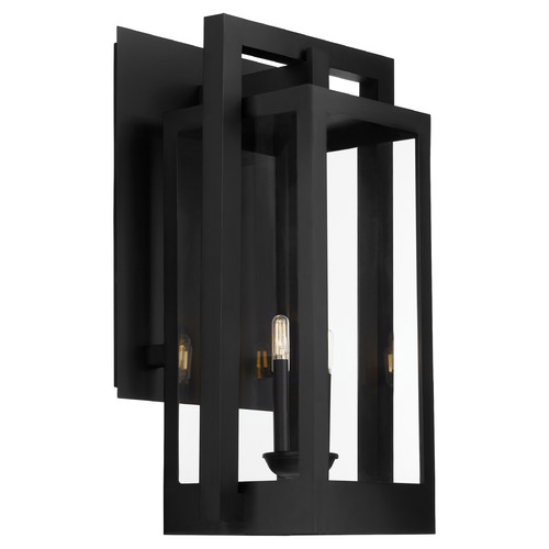 Marco Textured Black Outdoor Wall Light by Quorum Lighting