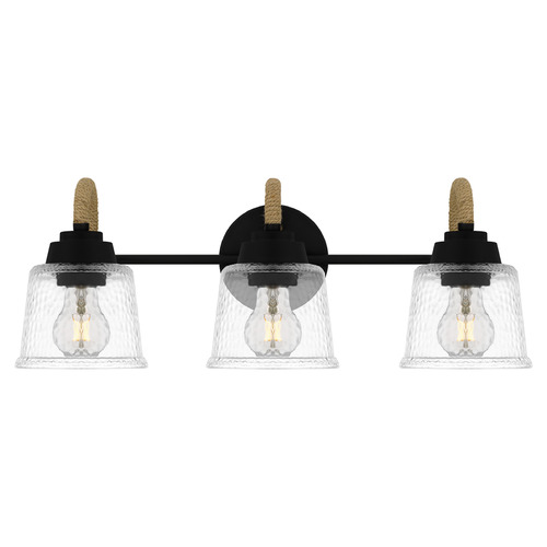 Quoizel Lighting Seabreeze Matte Black Bathroom Light