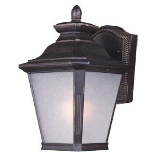 Frosted Seeded Glass Outdoor Wall Light Bronze by Maxim Lighting