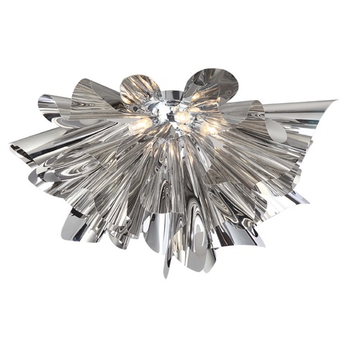 Bowery Lane Chrome LED Flush Mount by Avenue Lighting