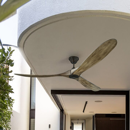 Maverick Max 70-Inch Fan in Aged Pewter by Visual Comfort & Co Fan Collection