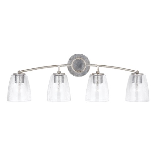 Capital Lighting Oran 32.75-Inch Vanity Light in Antique Silver by Capital Lighting 137941AS-488