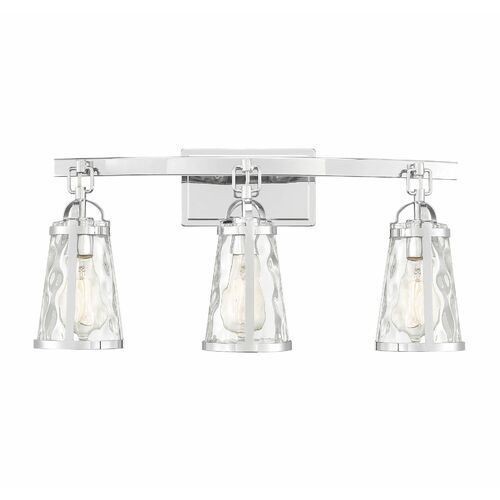 Albany 24-Inch Vanity Light in Polished Chrome by Savoy House