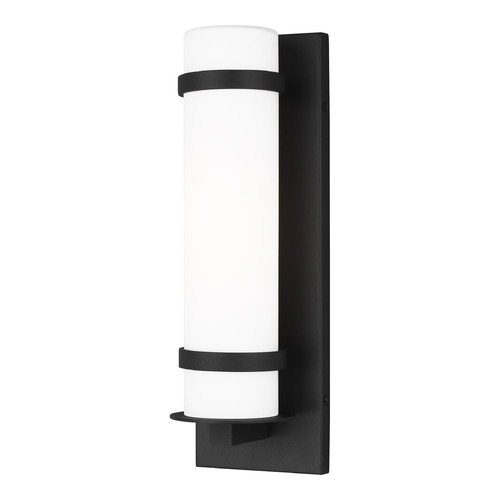 Alban 14-Inch Black LED Outdoor Wall Light by Generation Lighting