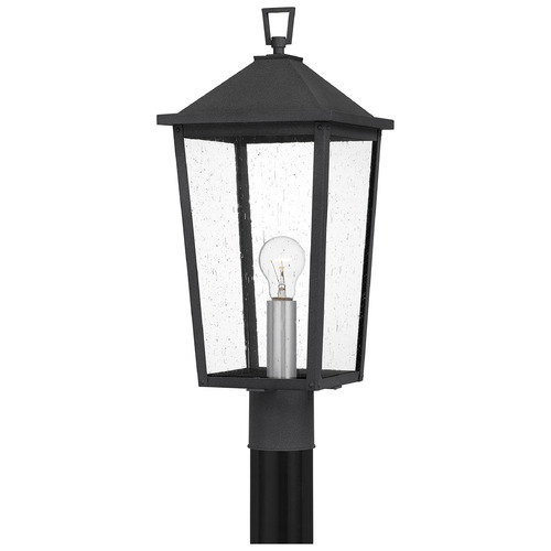 Quoizel Lighting Stoneleigh Post Light in Mottled Black by Quoizel Lighting STNL9009MB