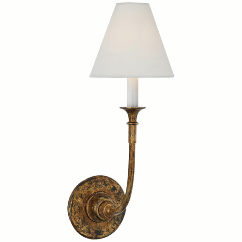 Thomas OBrien Piaf Single Sconce in Antique Gild by VC Signature