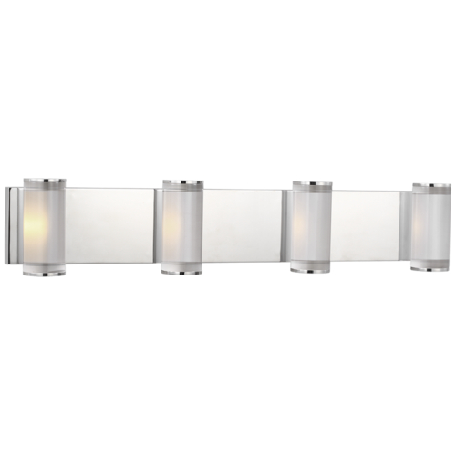 Visual Comfort Modern Collection Visual Comfort Modern Collection Esfera Polished Nickel LED Bathroom Light KWWS10227CN