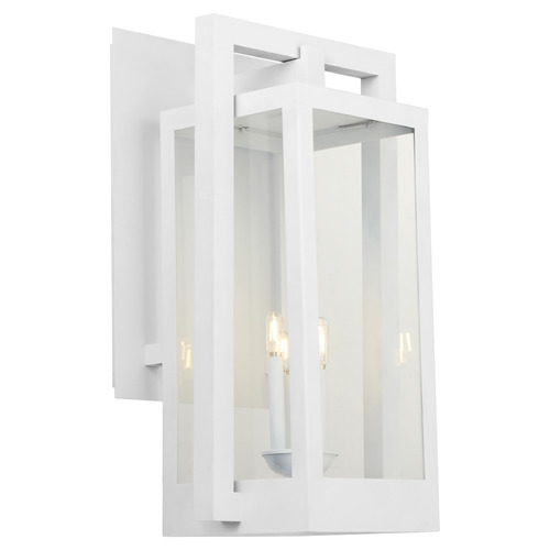 Marco White Outdoor Wall Light by Quorum Lighting