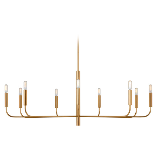 Visual Comfort Studio Collection Ellen Degeneres Brianna Burnished Brass Chandelier
