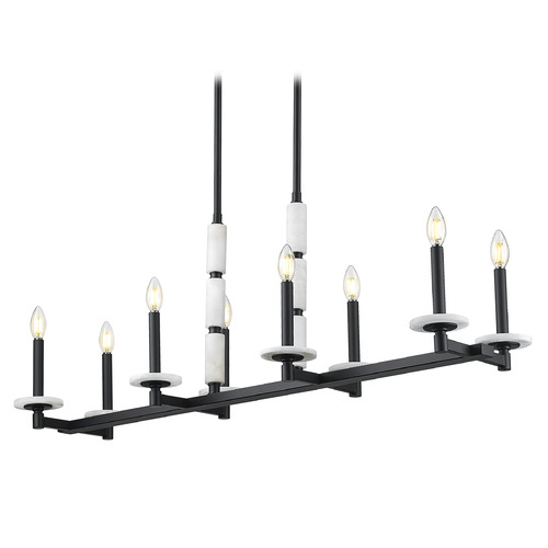 Z-Lite Kaden Matte Black Island Light